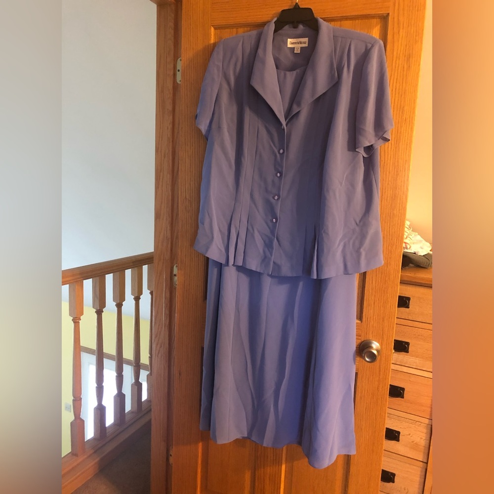 Light blue dress with jacket